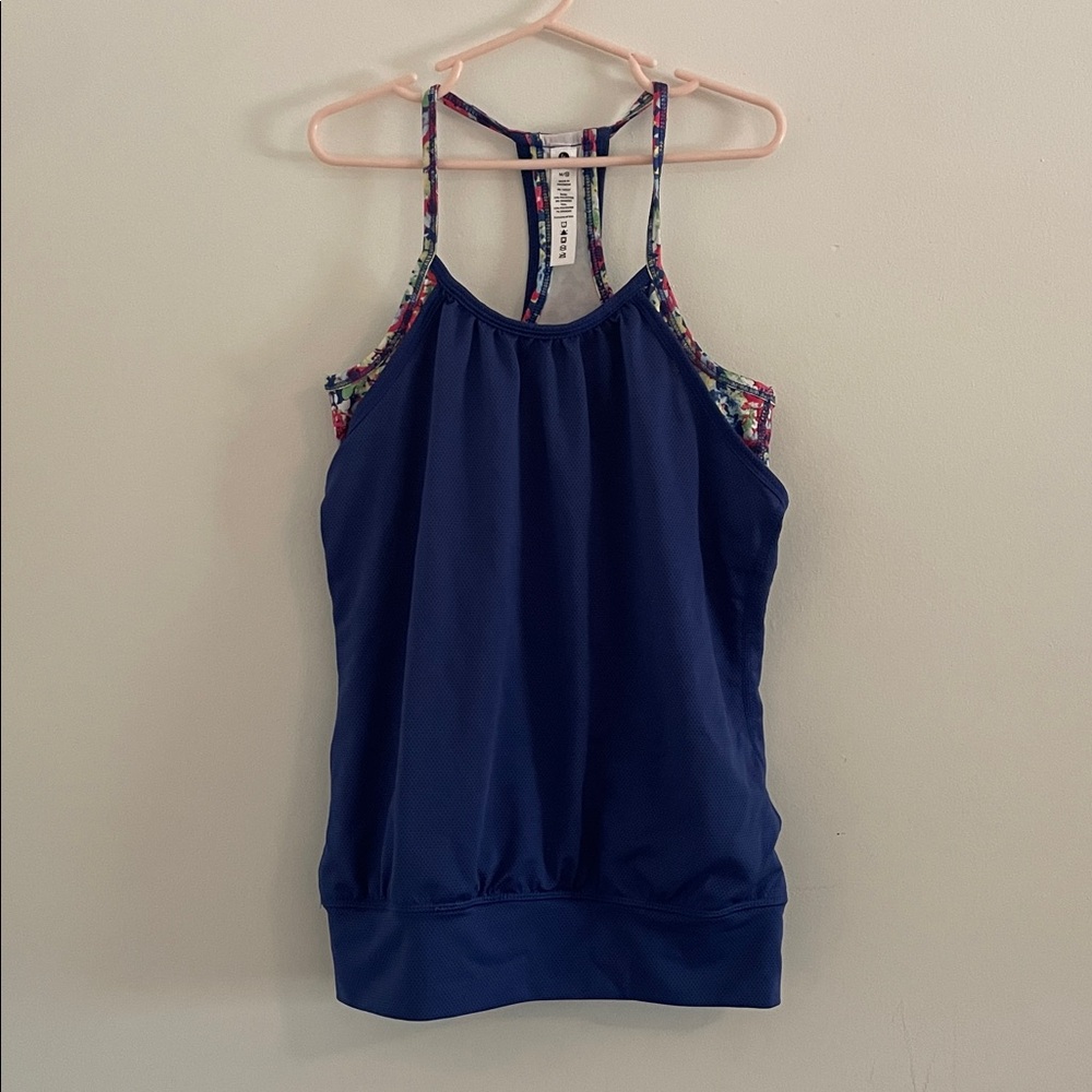 90 Degree By Reflex Navy Tank Top for Kids